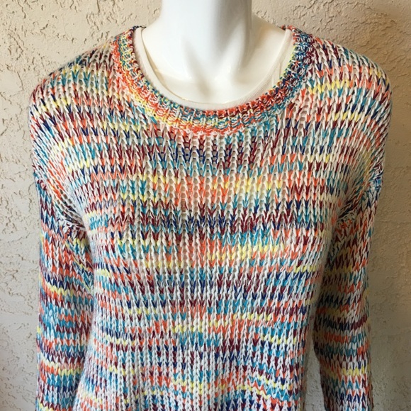 Miracle USA • multicolored knit sweater • Sz S/M - Picture 5 of 8